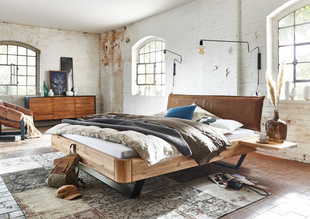 Ashley Furman Fabel Pef Tweepersoons houten bed | Skibby | Slaapkamerweb