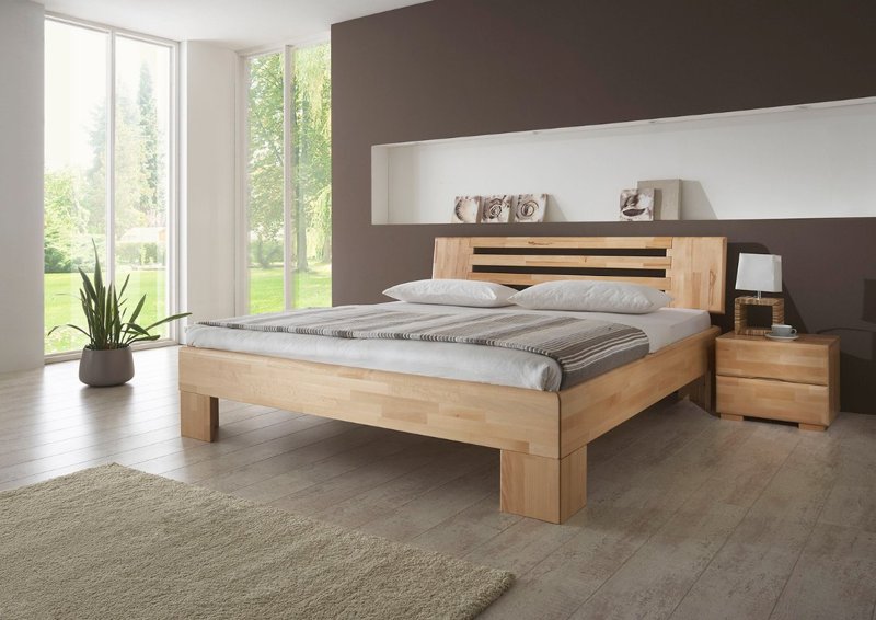 2 persoons houten bed Max Slaapkamerweb