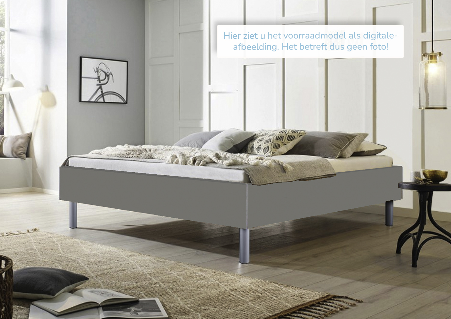 ga werken Mentor Briljant Tweepersoons bed 140 x 210 cm | Premium Mio | voorraadmodel | Slaapkamerweb