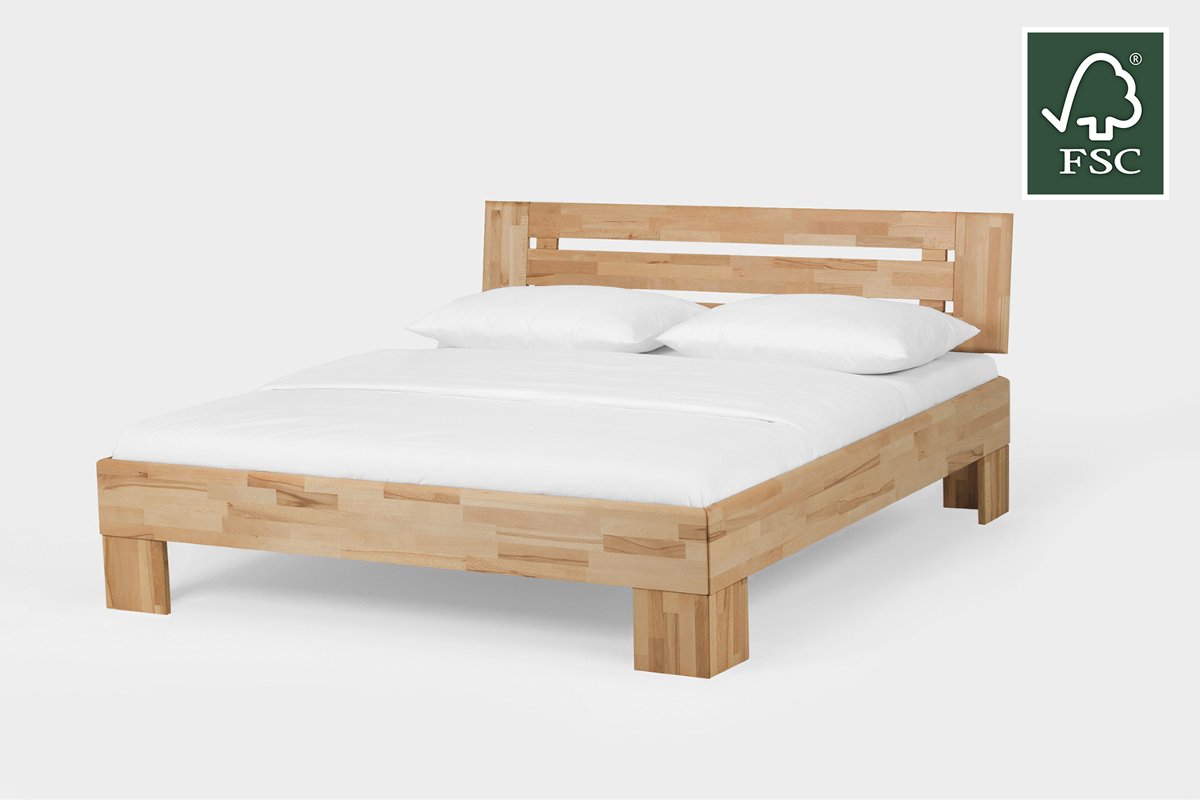 getrouwd aanraken Aannemer Eenpersoons houten bed Teun | Slaapkamerweb