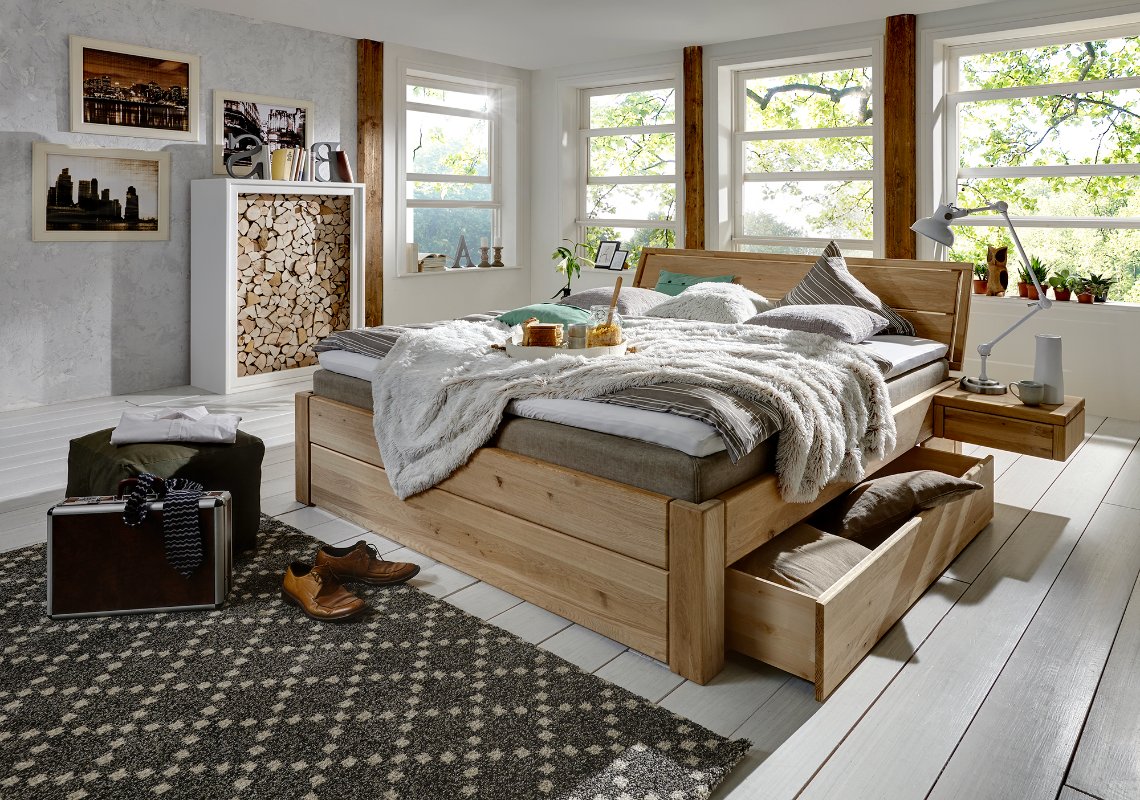Ondenkbaar Speels Eerlijkheid Tweepersoons houten bed | Kopenhagen | Slaapkamerweb