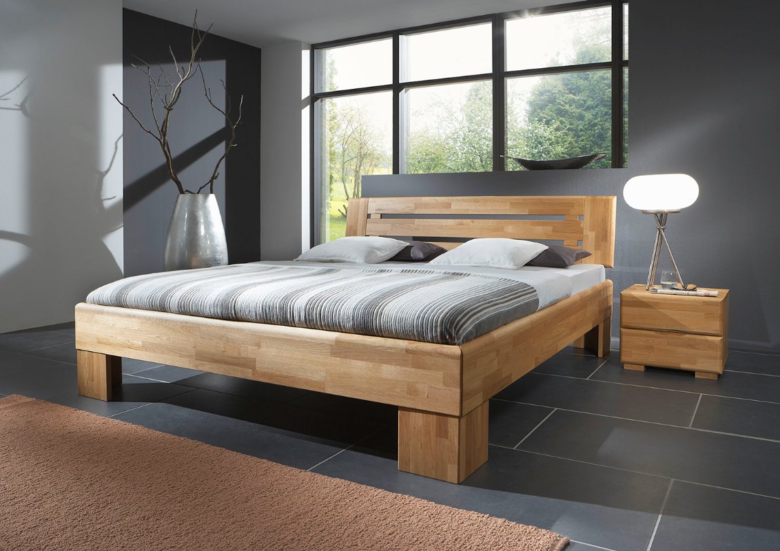 vacature voetstappen veld Eenpersoons houten bed Teun | Slaapkamerweb