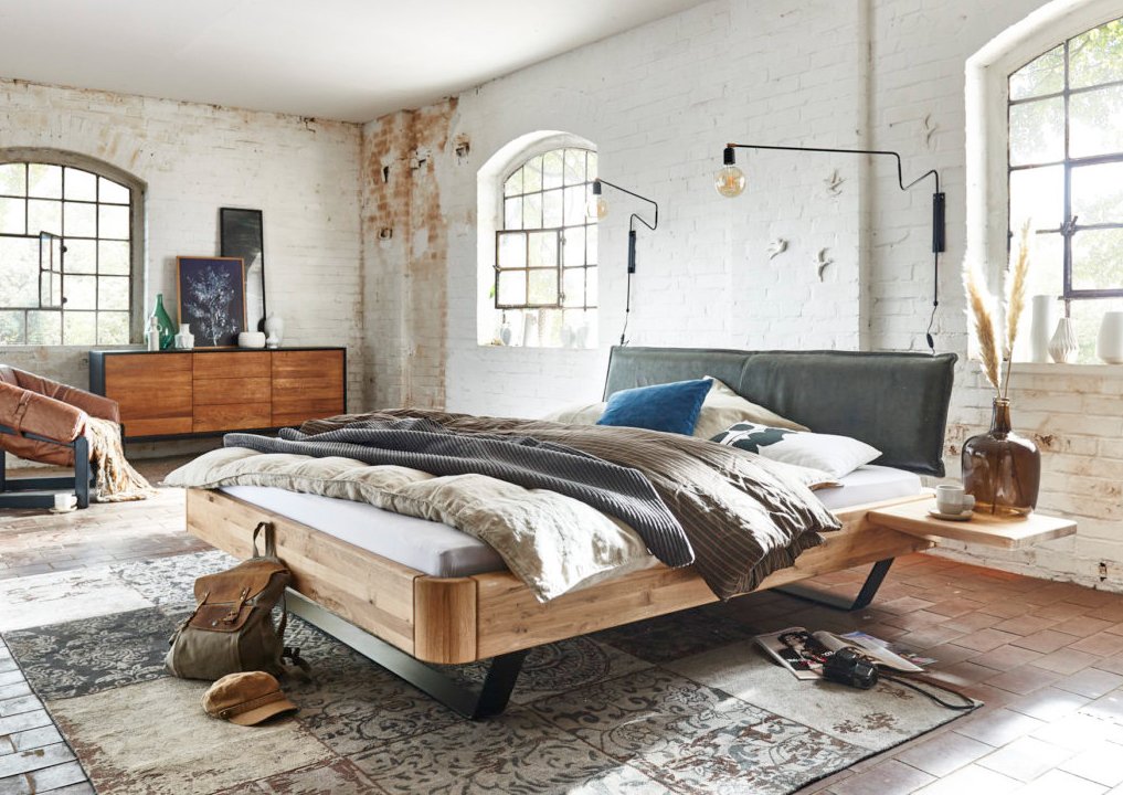 Ashley Furman Fabel Pef Tweepersoons houten bed | Skibby | Slaapkamerweb