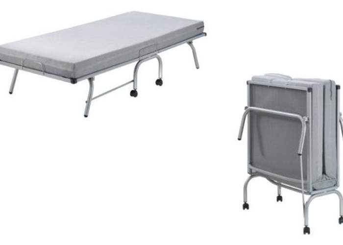 Eenpersoons opklapbed logeerbed