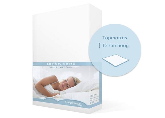 moltonhoes voor een topper