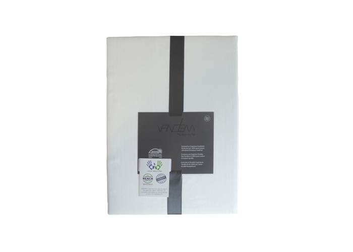 Wit hoeslaken voor split topper