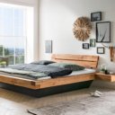 Houten bed Dayton met opberglade gesloten