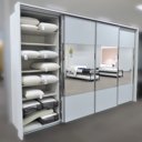 Showroommodel Premium Mirror zweefdeurkast 223x360cm linkerkastvak