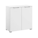 Witte deurcommode 80cm hoog