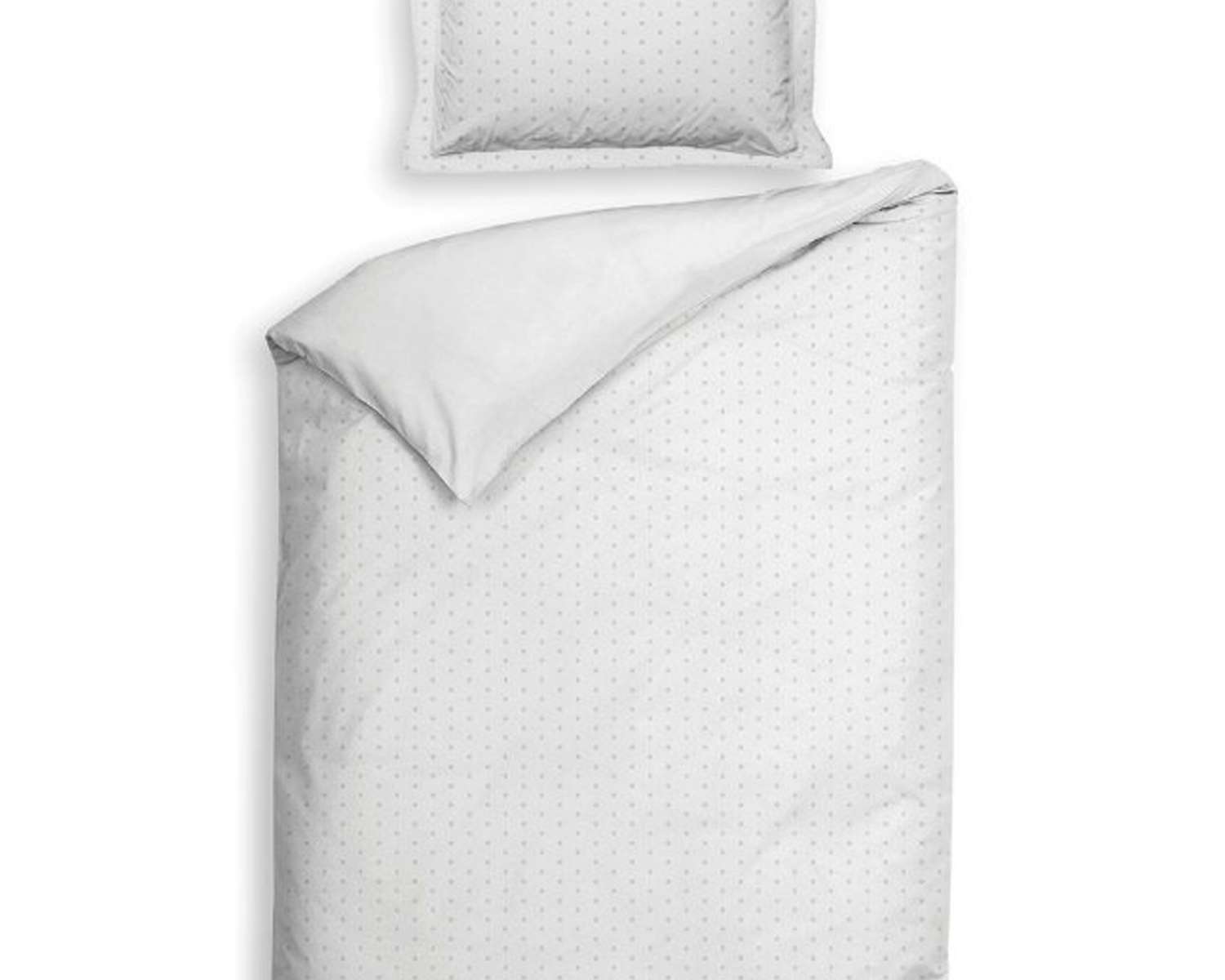 Dekbedovertrek Uni Stippen Wit 1 pers Dekbedovertrek Uni Stippen Wit 1 pers